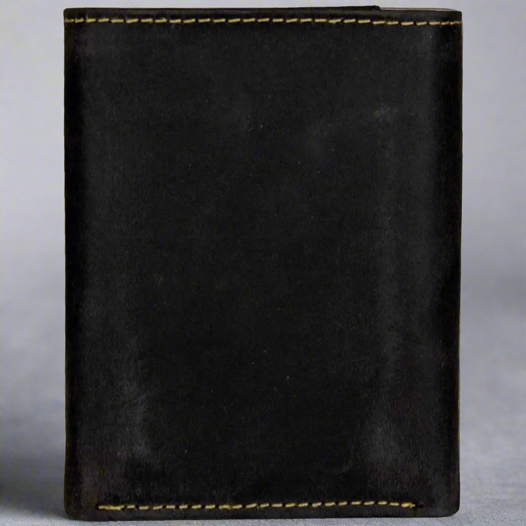 Viceroy Men's Leather Trifold Wallet - Boutique of Leathers/Open Road