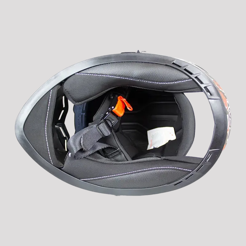 West Coast Leather Monster Skull Biker Helmet Motorcycle Helmets Boutique of Leathers/Open Road
