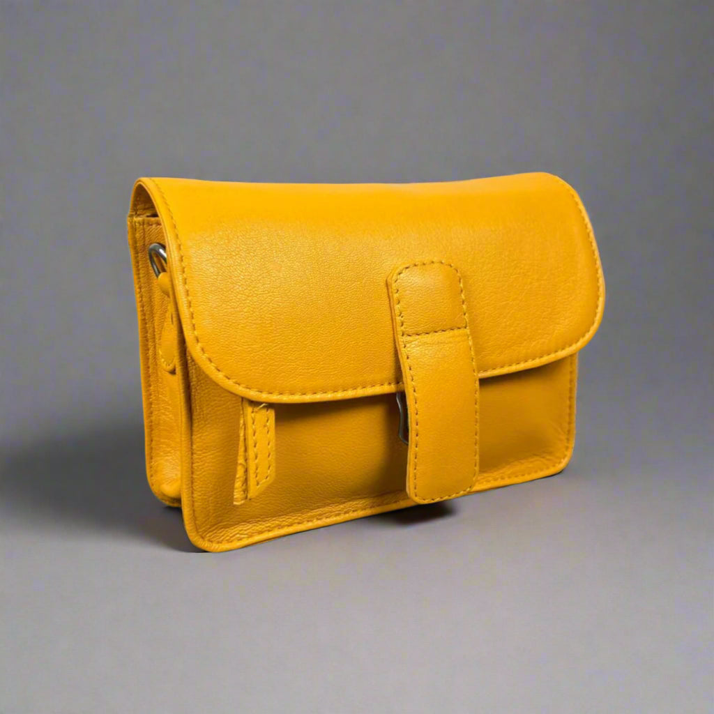 Greenwood Leather Mini Crossbody Bag - Boutique of Leathers/Open Road