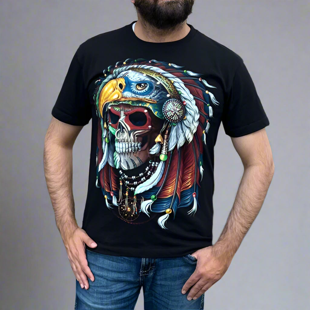 BOL/Open Road Men's Skull Glow In The Dark T-Shirt