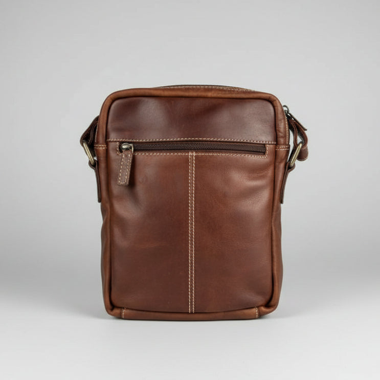 Rugged Earth Full Grain Leather Crossbody Bag