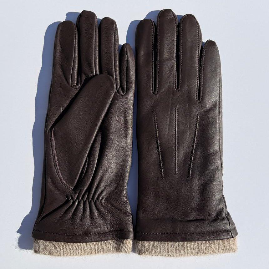 Women's Touchscreen Sheep Leather Gloves with Wool Blend Lining - Boutique of Leathers/Open Road