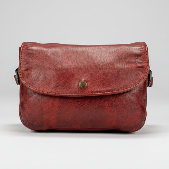 MET Small Flap Crossbody Bag with Dual Zipper Compartments - Boutique of Leathers/Open Road