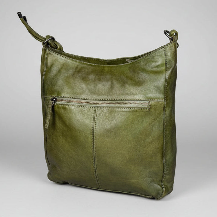 MET Women's Leather Crossbody Bag with Knotted Strap