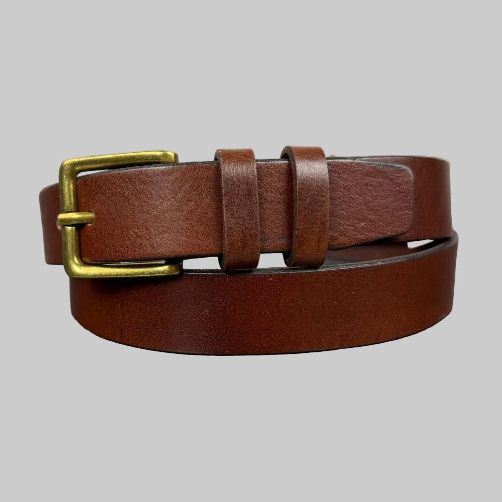 Keldon Women's Italian Leather Belt - Boutique of Leathers/Open Road