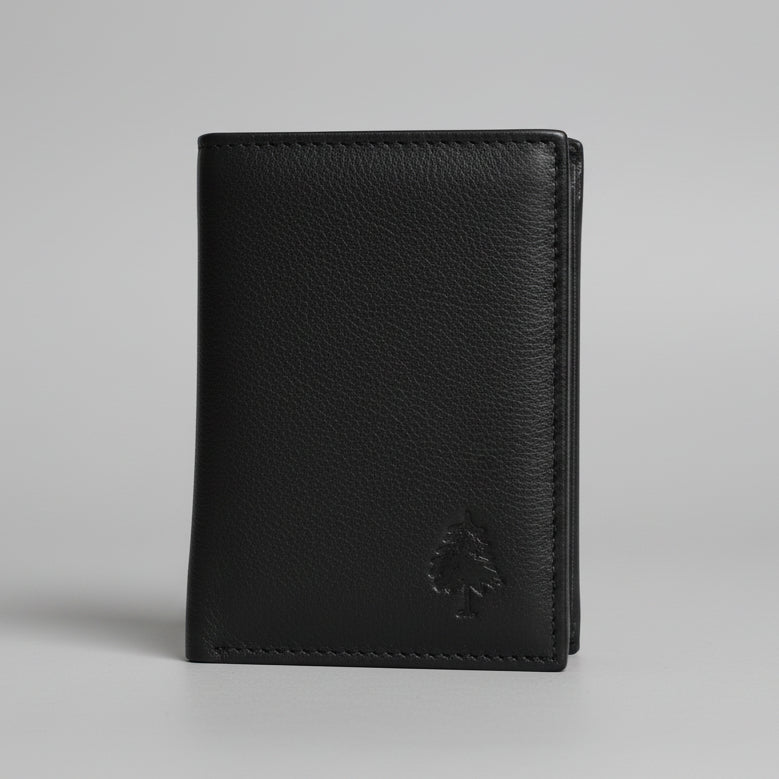 Greenwood Leather Men’s Tri-Fold RFID Wallet