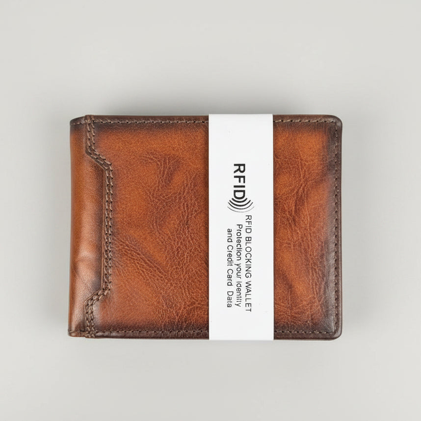 MET Men's Wing Out Leather Wallet