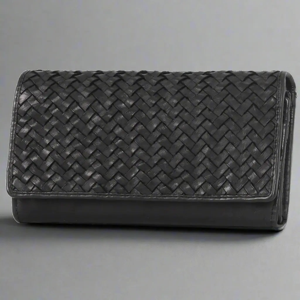 Women's Leather Basket Weave Purse Women's Wallets Boutique of Leathers/Open Road