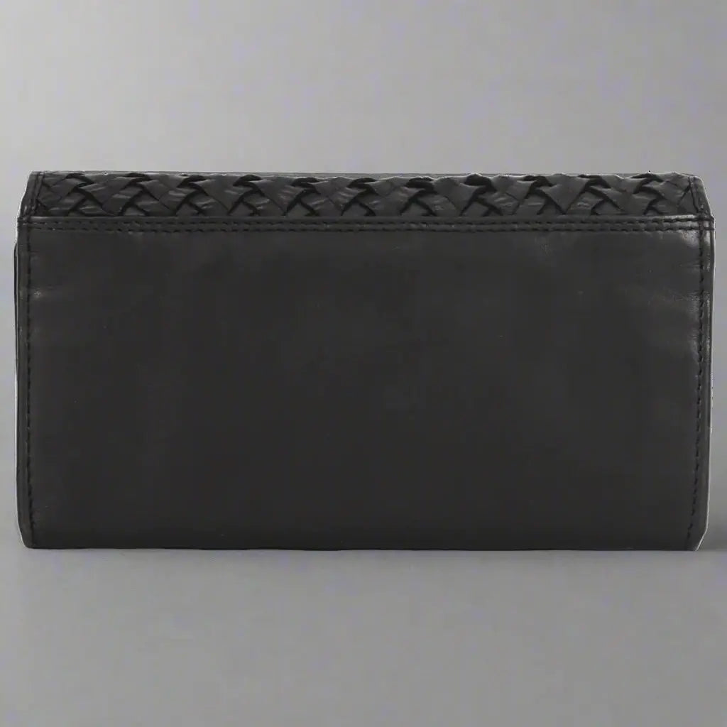 Women's Leather Basket Weave Purse Women's Wallets Boutique of Leathers/Open Road