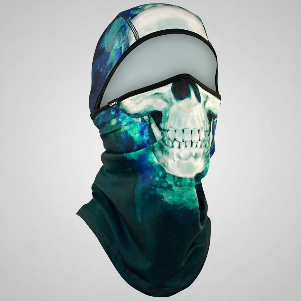 ZANheadgear Convertible Balaclava SportFlex Series Paint Skull - Boutique of Leathers/Open Road