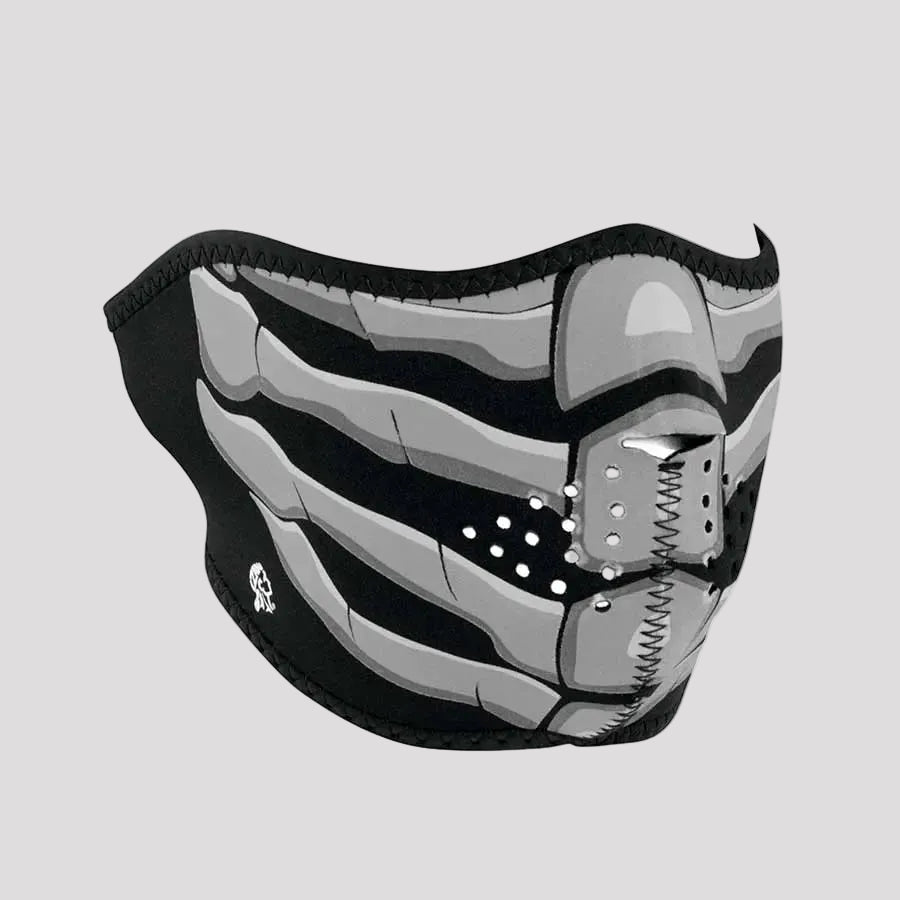 ZANheadgear Half Mask Neoprene Bone Breath Glow in the Dark - Boutique of Leathers/Open Road