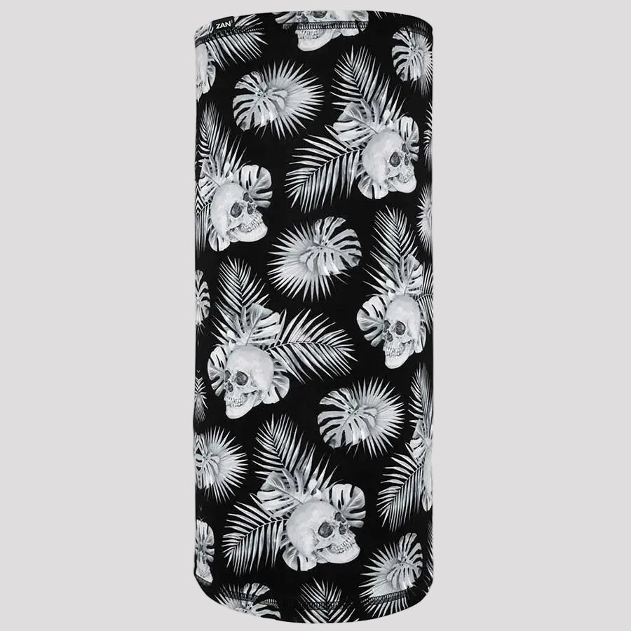 ZANheadgear Skull and Palm Leaves Motley Tube Bandanas & Headties Boutique of Leathers/Open Road