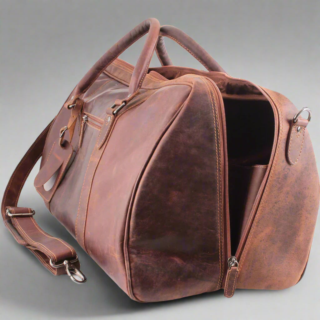 Greenwood Leather Weekend Travel Bag - Boutique of Leathers/Open Road