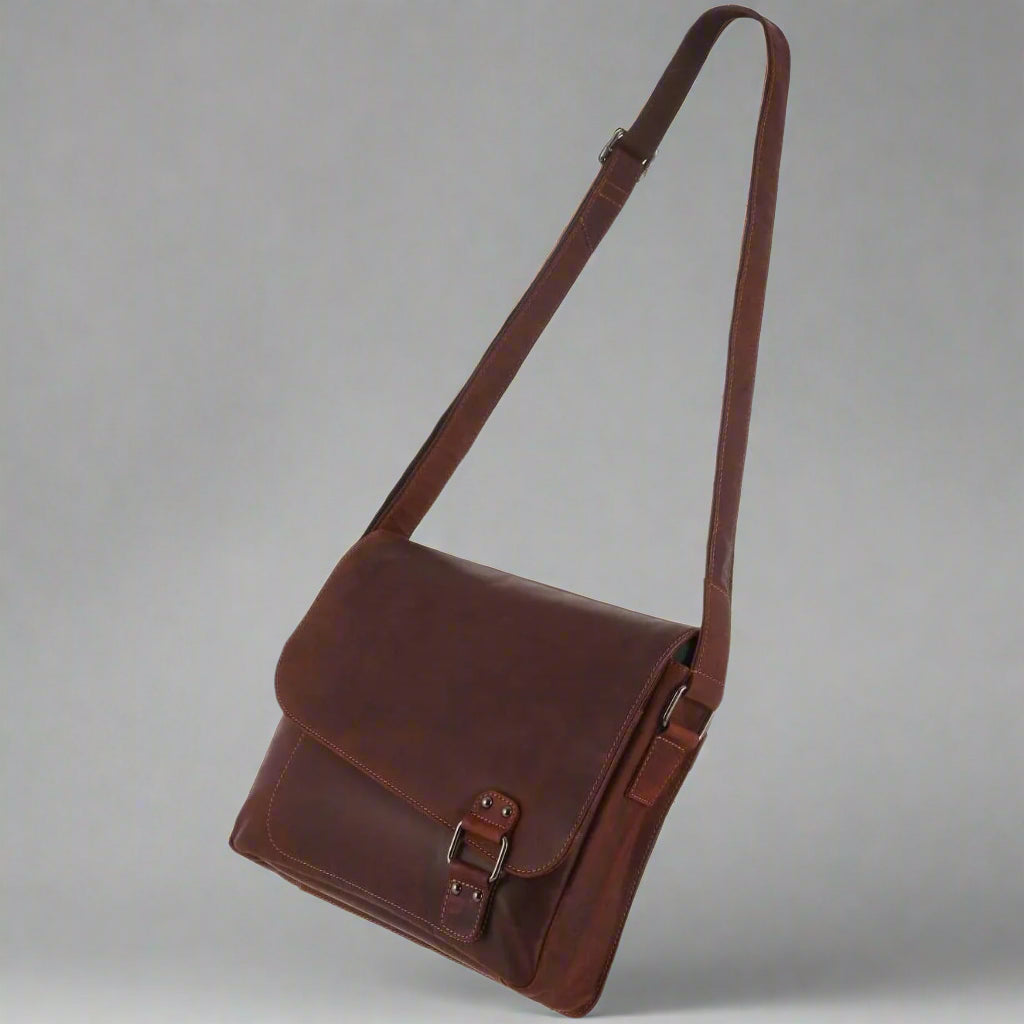 Greenwood Leather Laptop Bag - Boutique of Leathers/Open Road