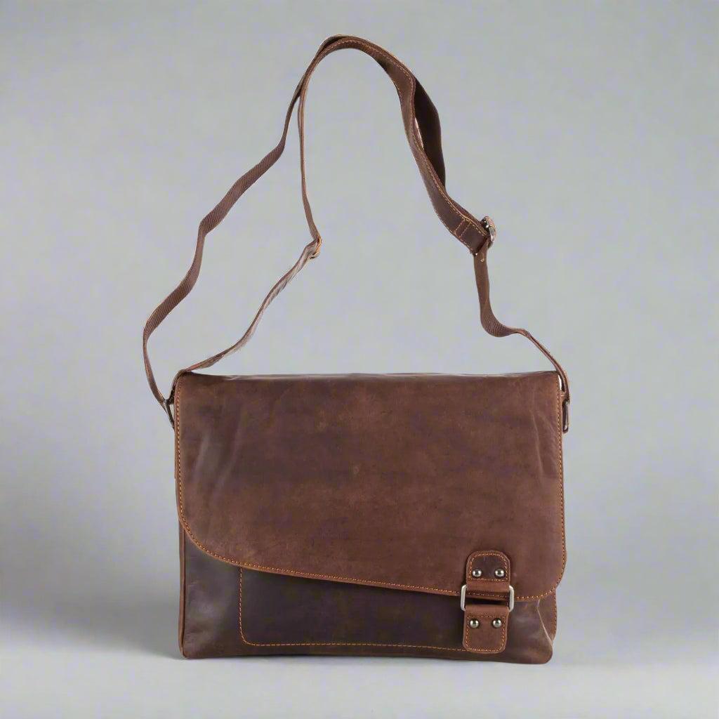 Greenwood Leather Laptop Bag - Boutique of Leathers/Open Road