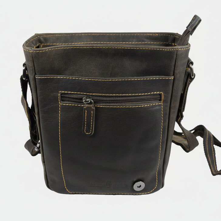 Greenwood Leather Mini-Messenger Bag - Boutique of Leathers/Open Road