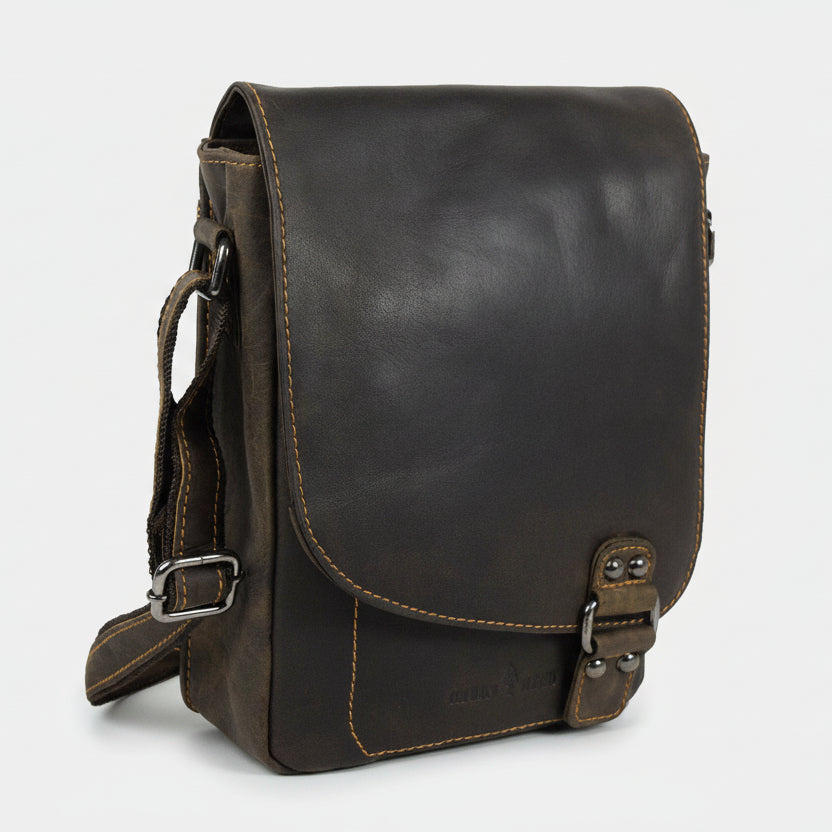 Greenwood Leather Mini-Messenger Bag - Boutique of Leathers/Open Road