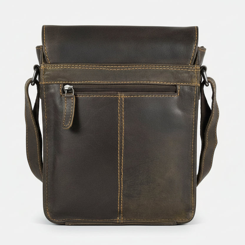 Greenwood Leather Mini-Messenger Bag - Boutique of Leathers/Open Road