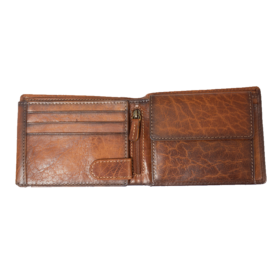 MET Men's Wing Out Leather Wallet