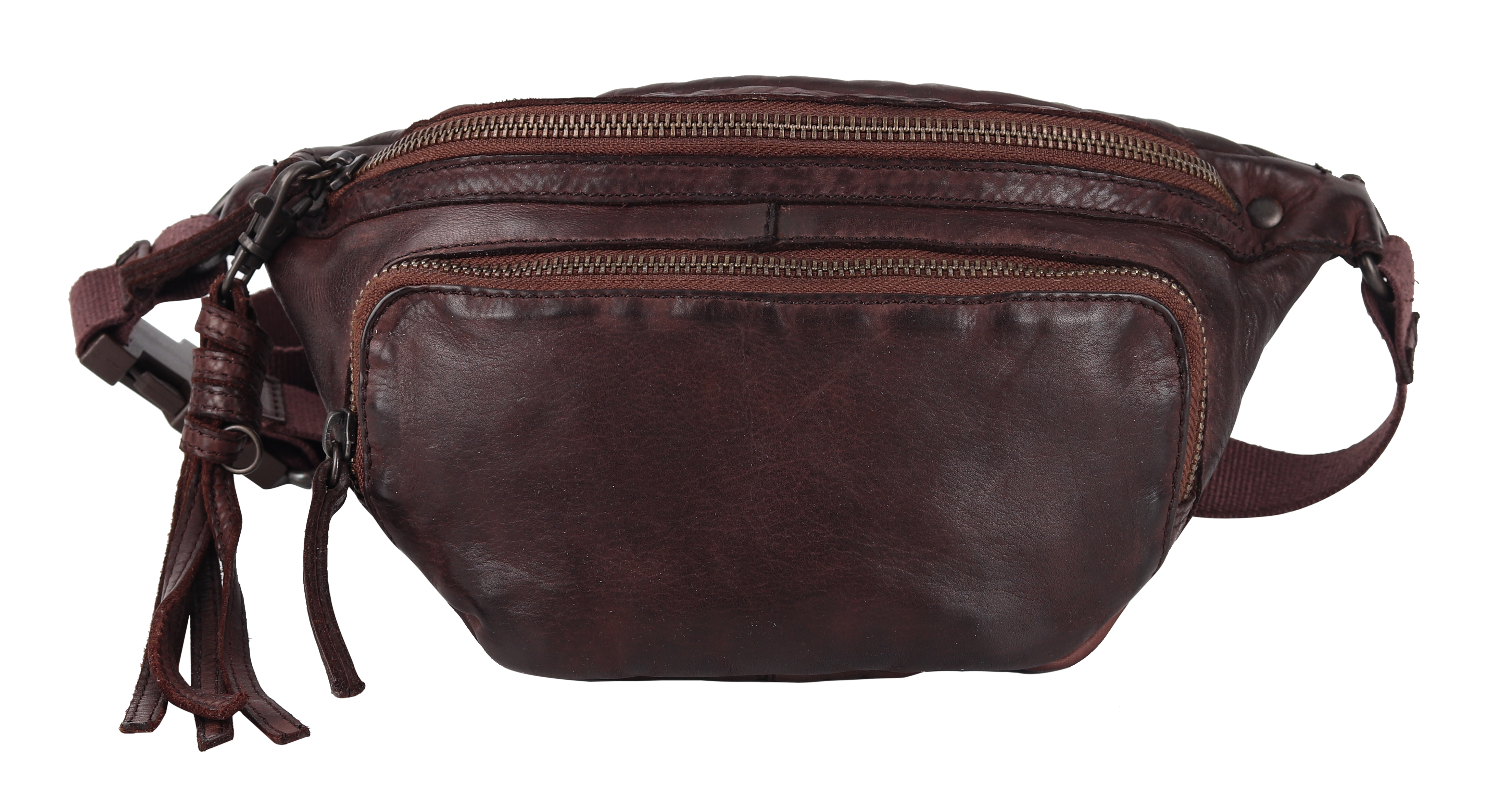 BOL/Open Road Front Zip Leather Belt Bag