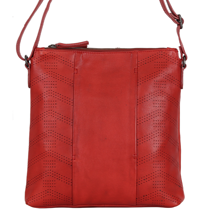 MET Three Chamber Leather Handbag