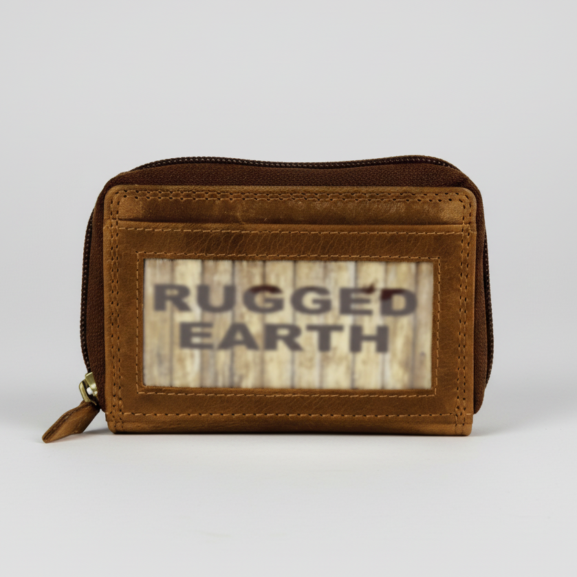 Rugged Earth Men's Leather Credit Card Wallet