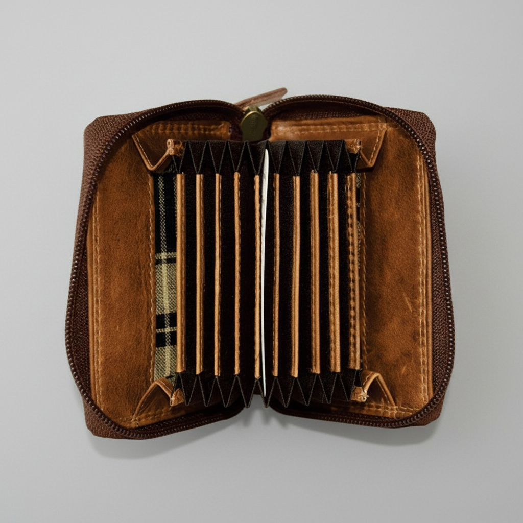 Rugged Earth Men's Leather Credit Card Wallet