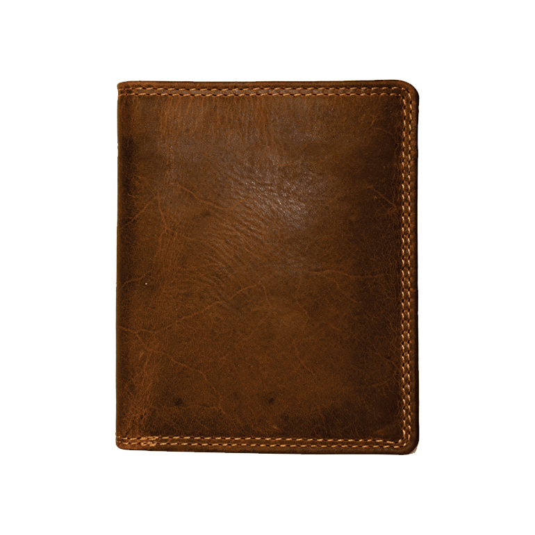 Rugged Earth Men's Leather Wallet with Coin Pocket