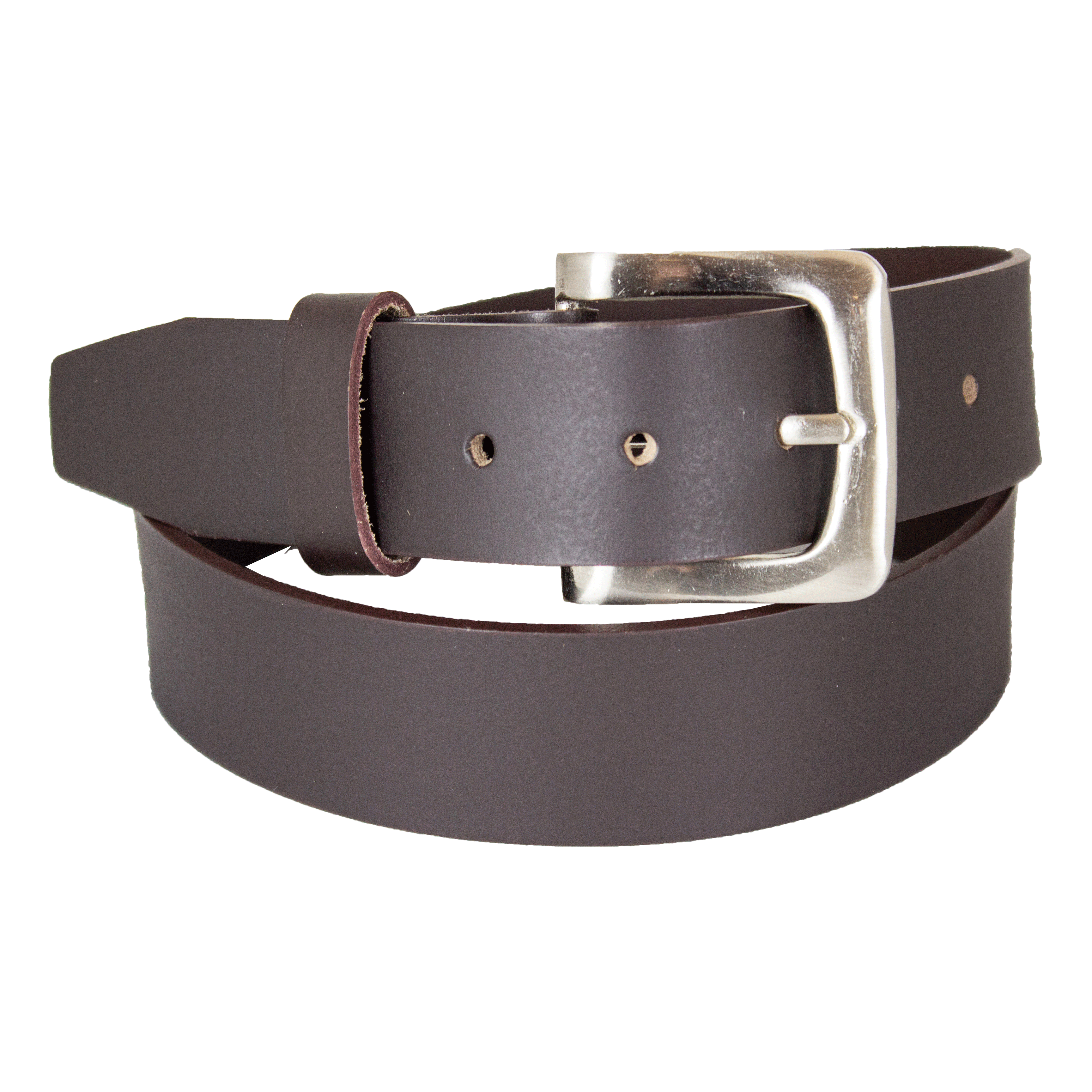 BOL Men's Removable Buckle Smooth Leather Belt