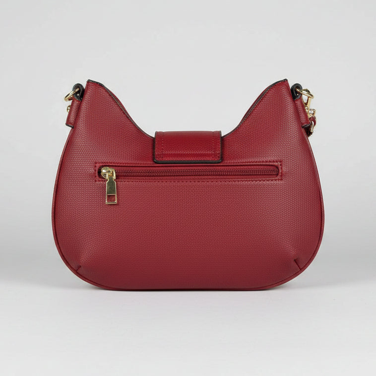 Temptation Italy Multicolor Floral & Dragonfly Embossed Handbag. Vegan Leather Crossbody & Shoulder Bag