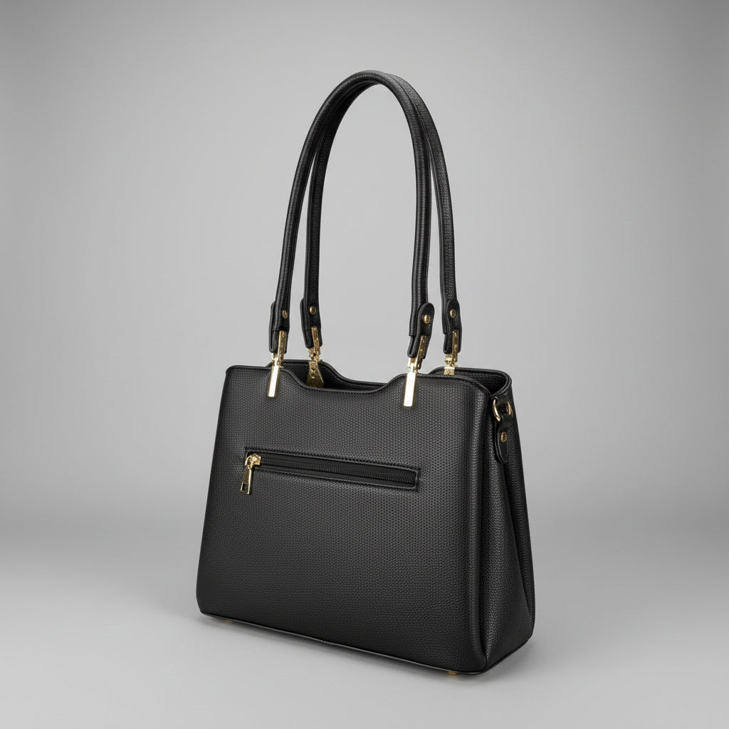 Temptation Italy Floral & Dragonfly Embossed Shoulder Bag. Vegan Faux Leather Handbag