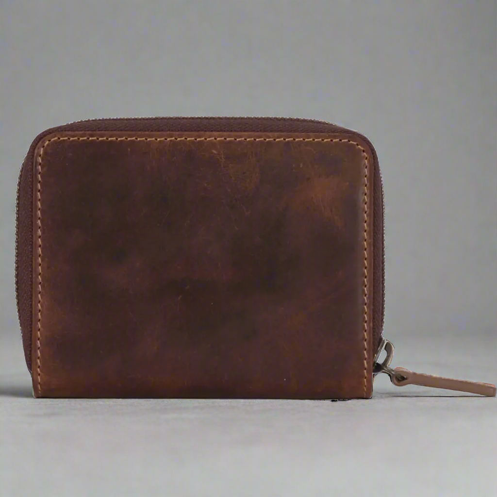 MET Hunter Leather Zip Around Wallet