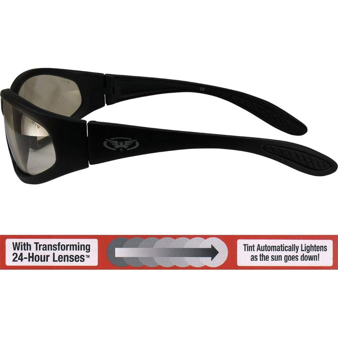 Global Vision Hercules 24 Glasses with Photochromic Color Changing Lenses