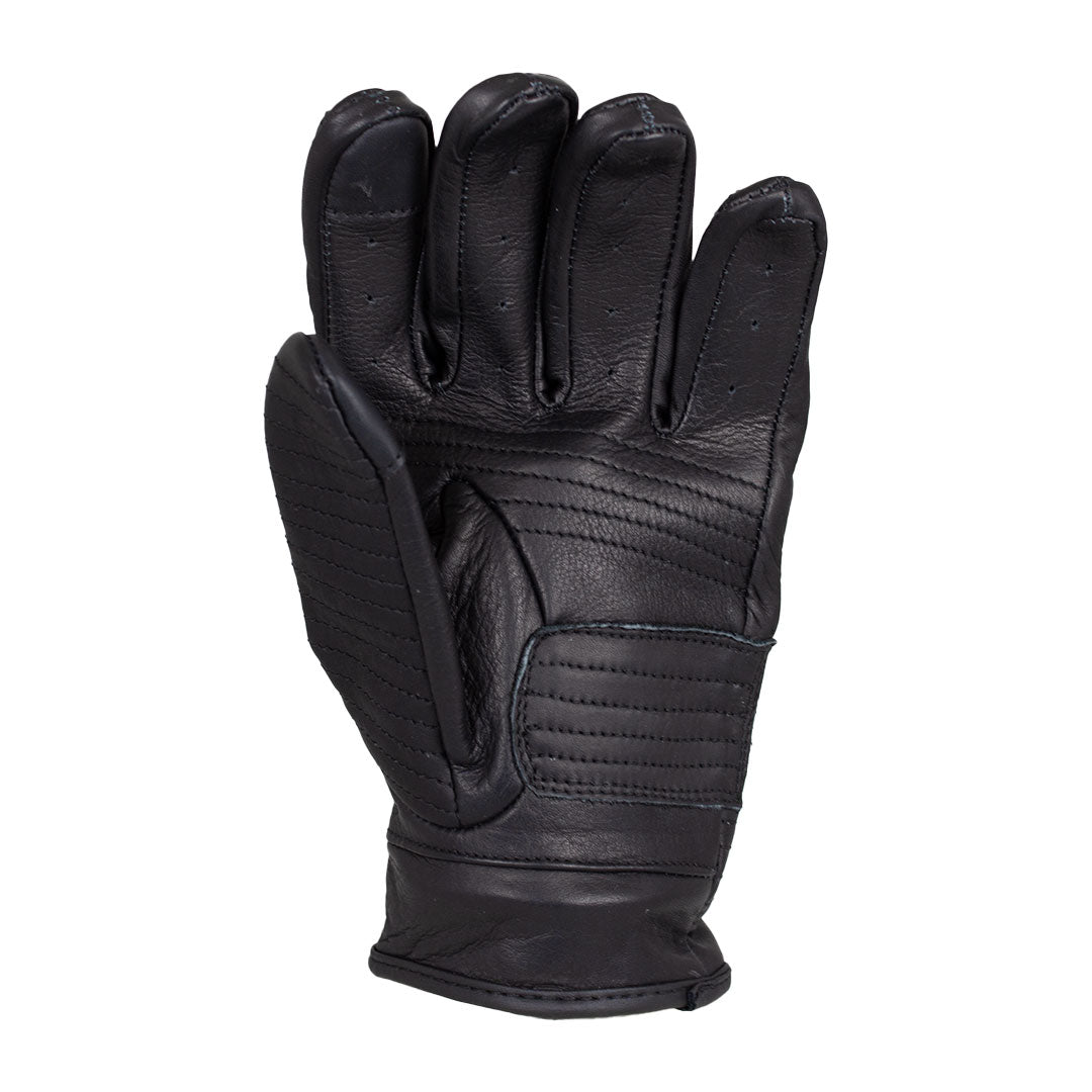Open Road Men's Leather Motorcycle Gloves with Zipper