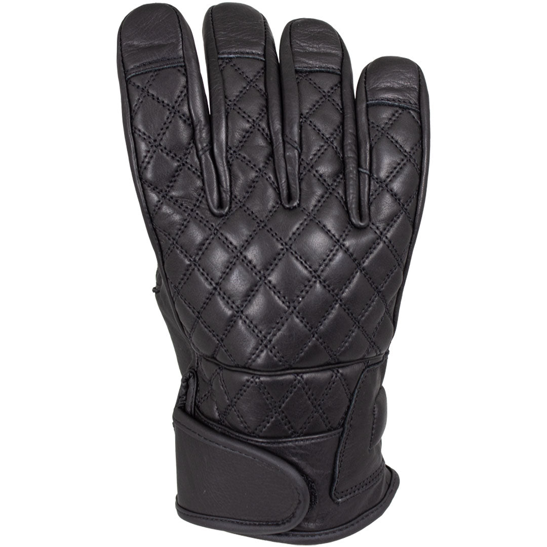 Open Road Men's Leather with Diamond Stitch Gloves
