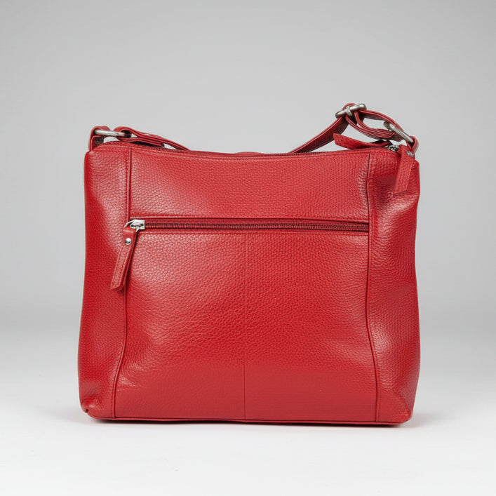 Greenwood Leather Elegant Crossbody Bag. Full-Grain Leather Shoulder Bag - Boutique of Leathers/Open Road