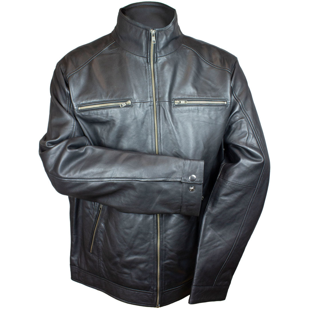 New look outlet leather jacket mens