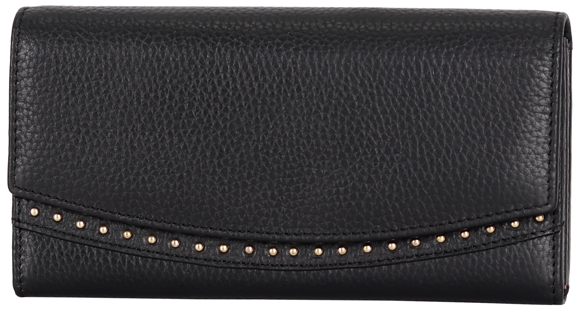 Rugged Earth Women's Leather Wallet with Round Studs