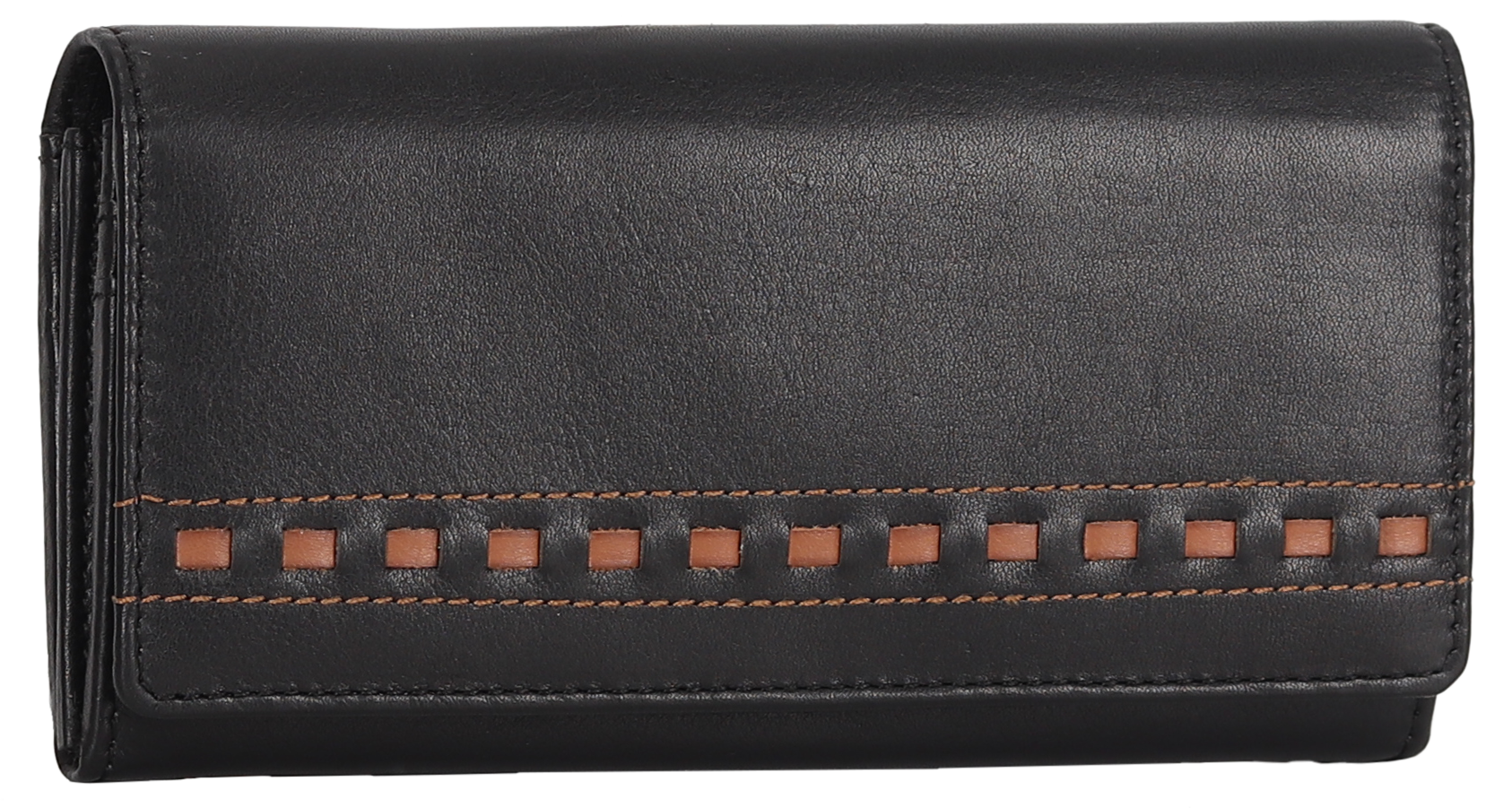 Rugged Earth Women's Leather Wallet with Stitch