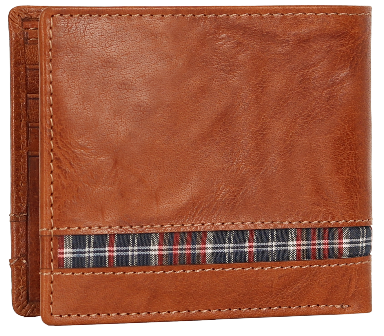 Rugged Earth Men's Bifold Plaid Wallet