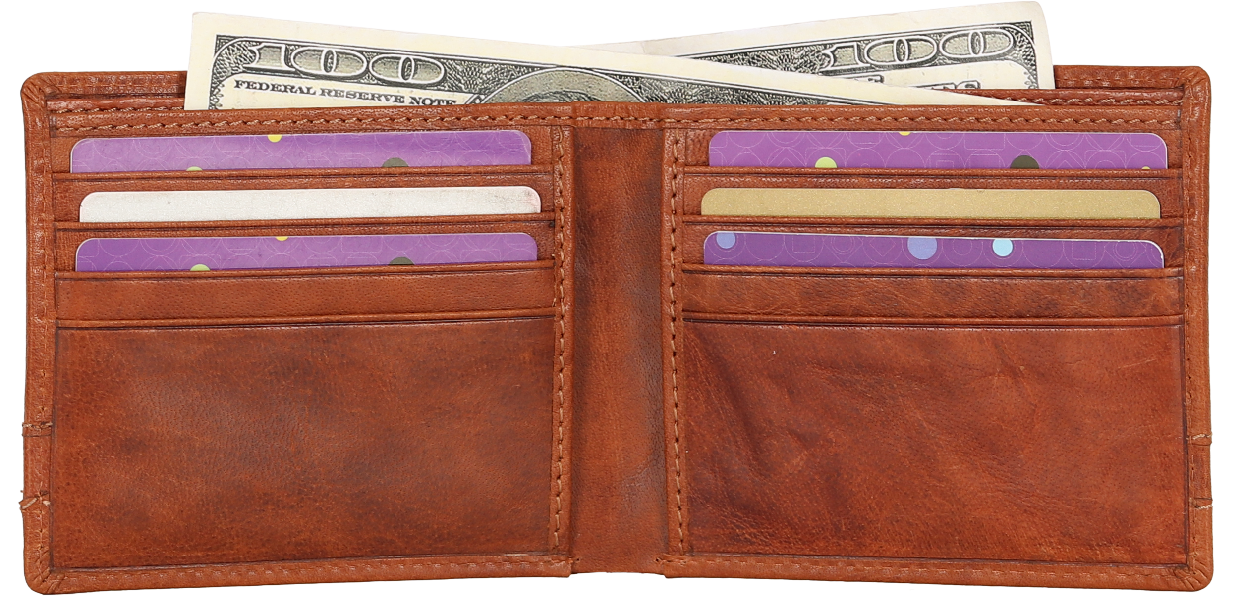 Rugged Earth Men's Bifold Plaid Wallet