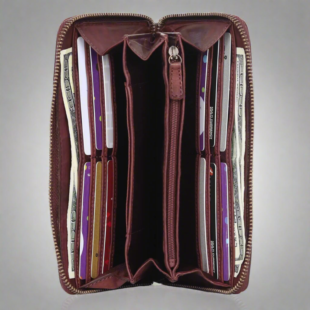 Women's Zip Around Wallet