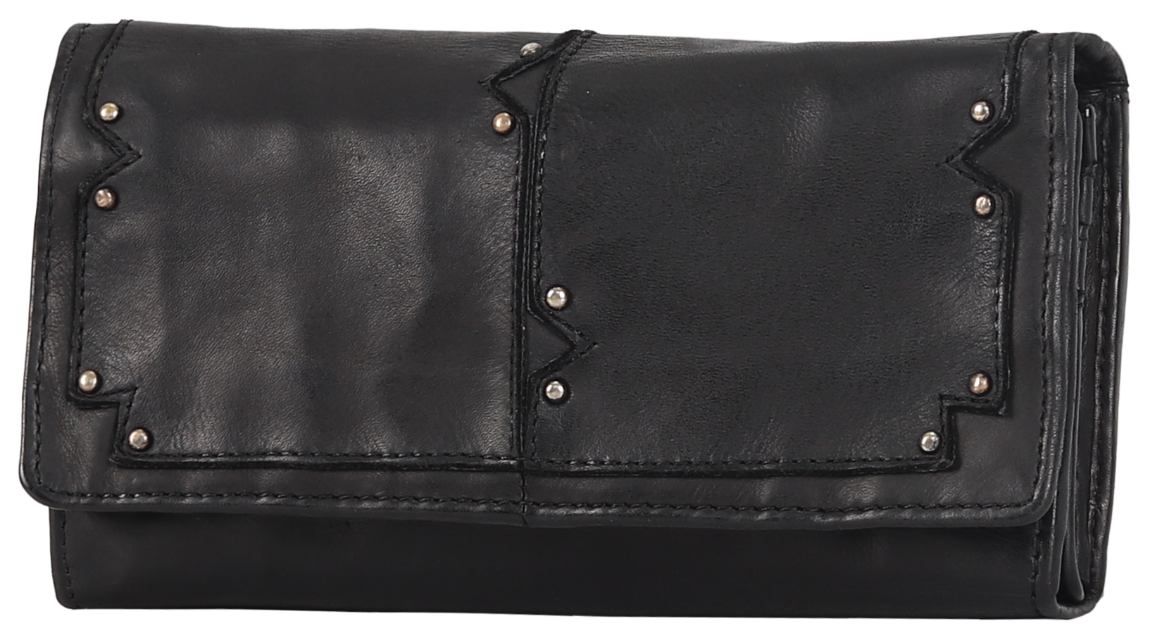 Women's Leather Studded Purse