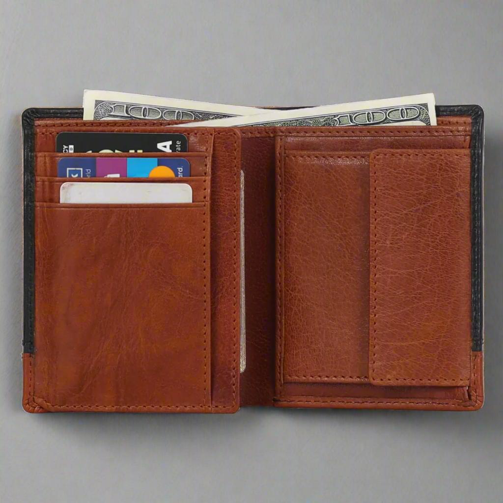 MET Men’s Upright Leather Wallet