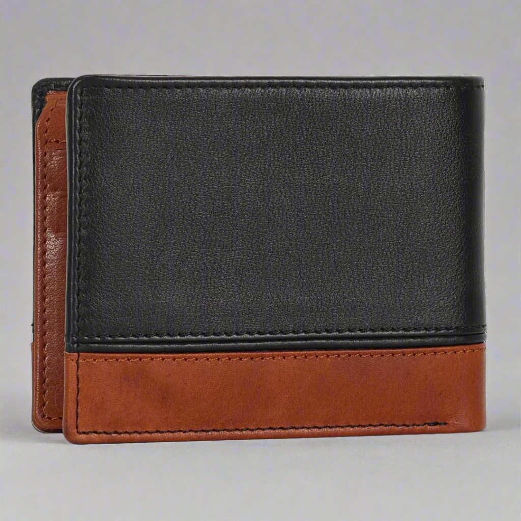 BOL Bi Fold Wallet Black/Brown