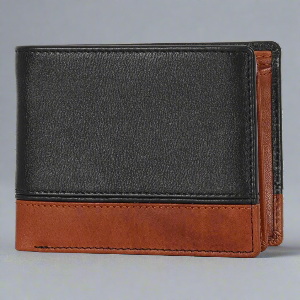 BOL Bi Fold Wallet Black/Brown