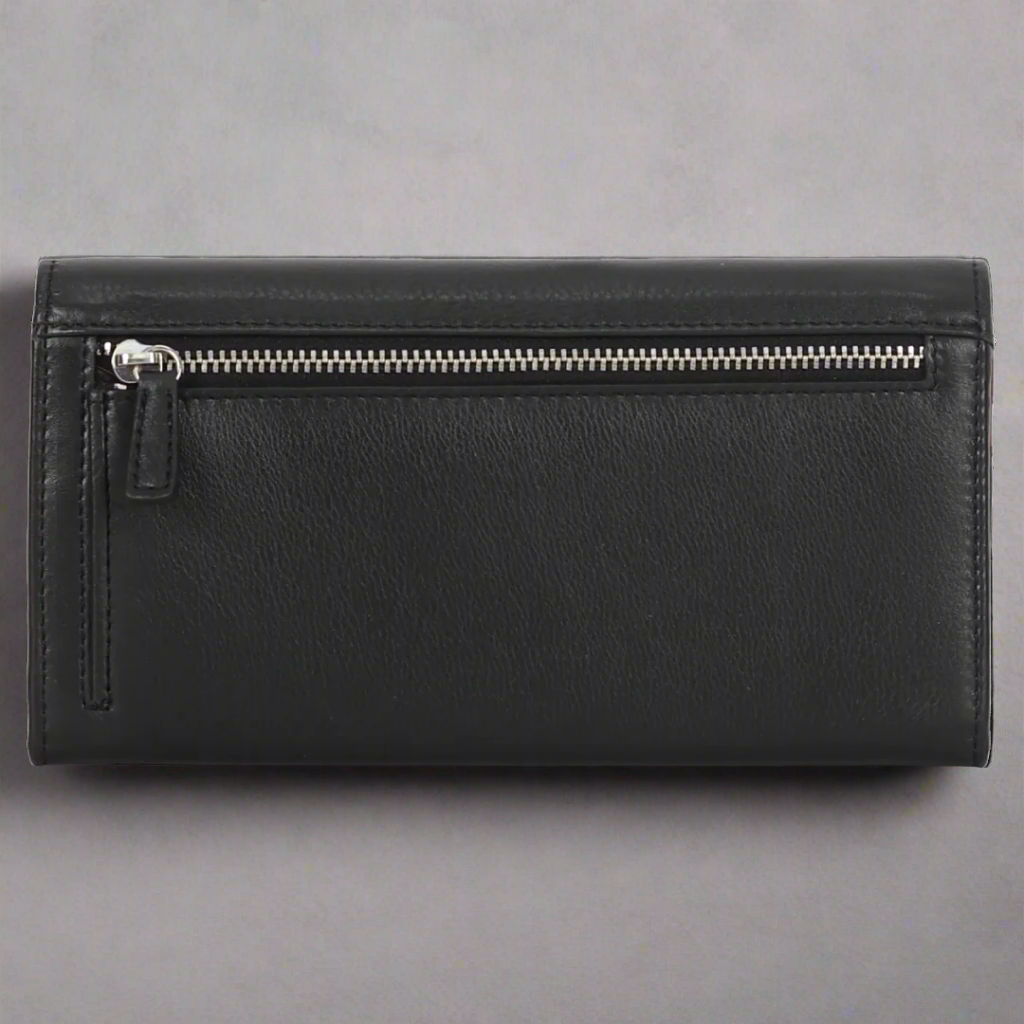 MET Women's 7" Wallet Black/Brown