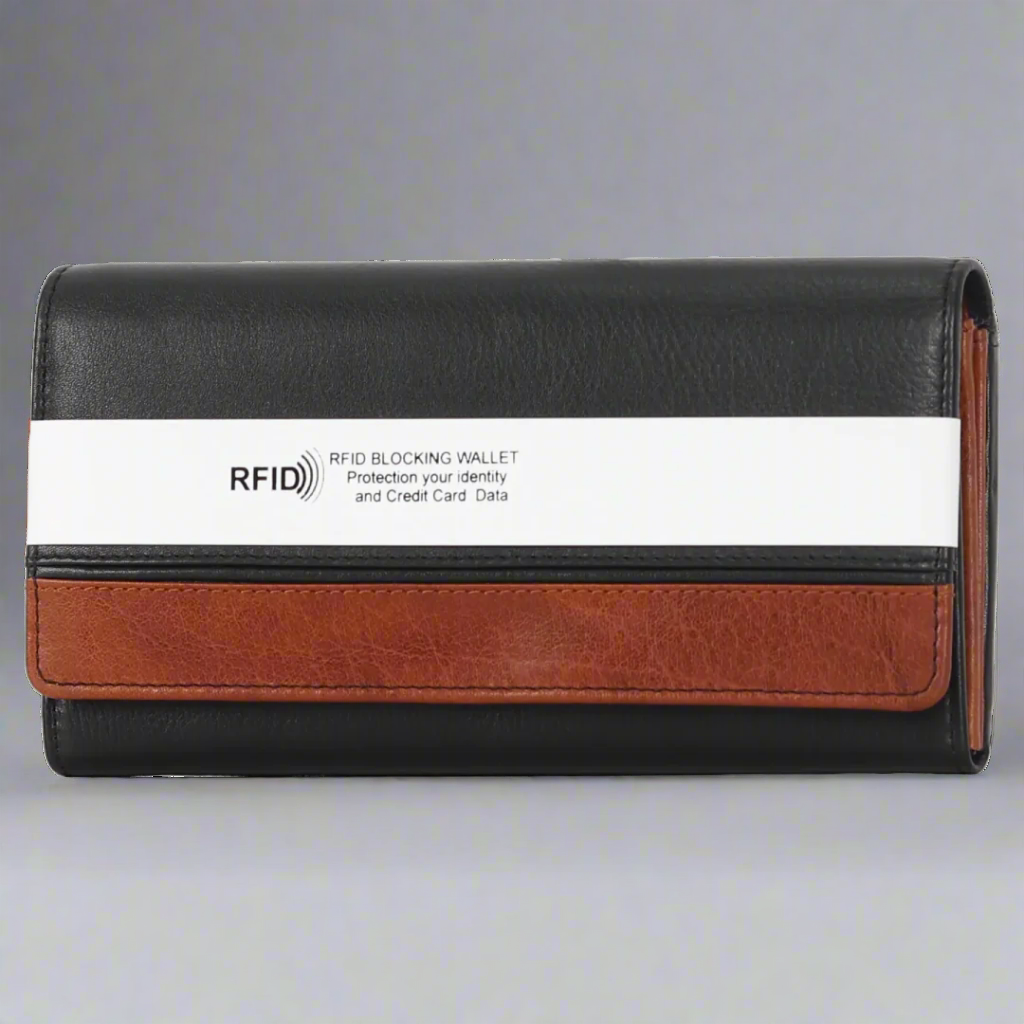 MET Women's 7" Wallet Black/Brown