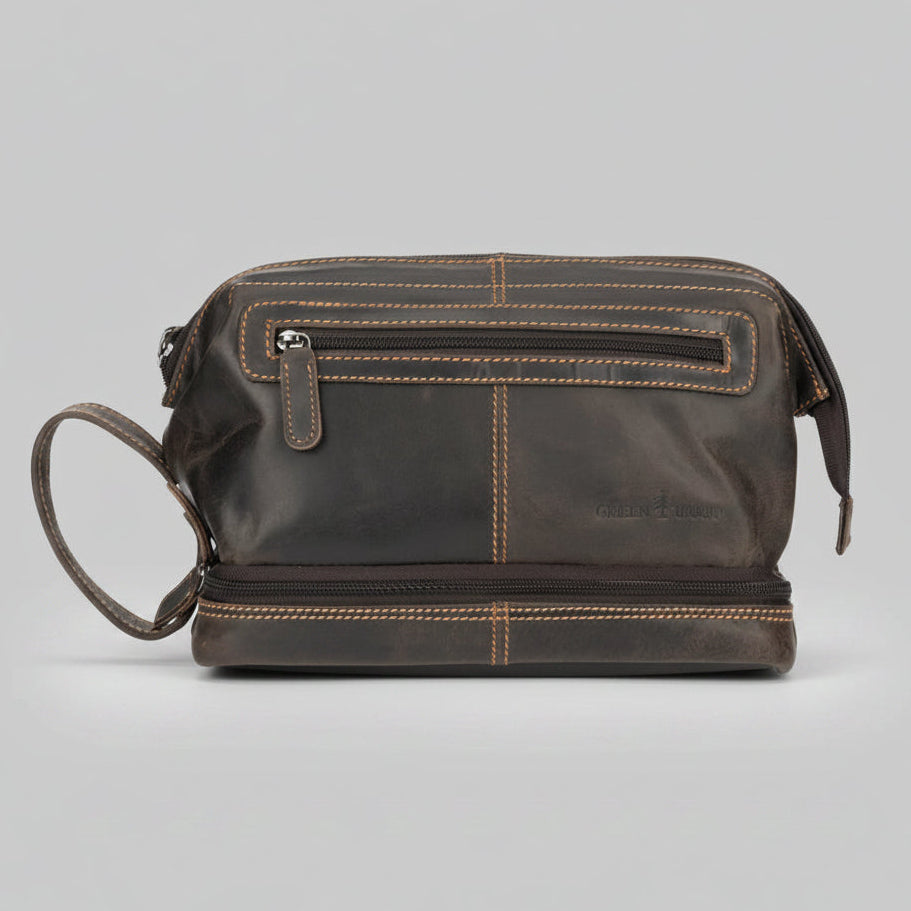 Greenwood Leather Travel Toiletry Bag - Boutique of Leathers/Open Road