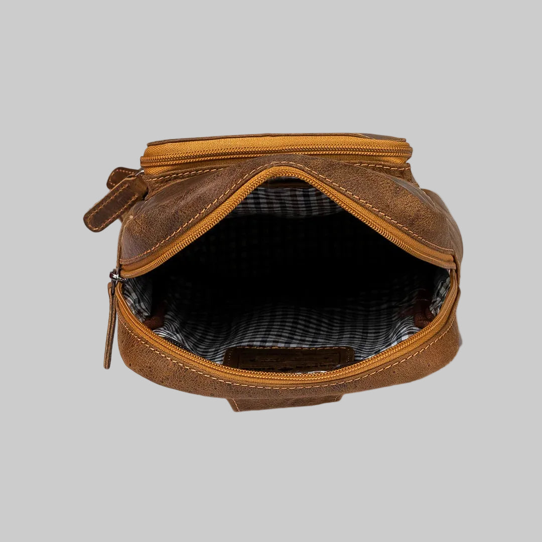 Greenwood Leather Hamilton Crossbody Bag Backpack